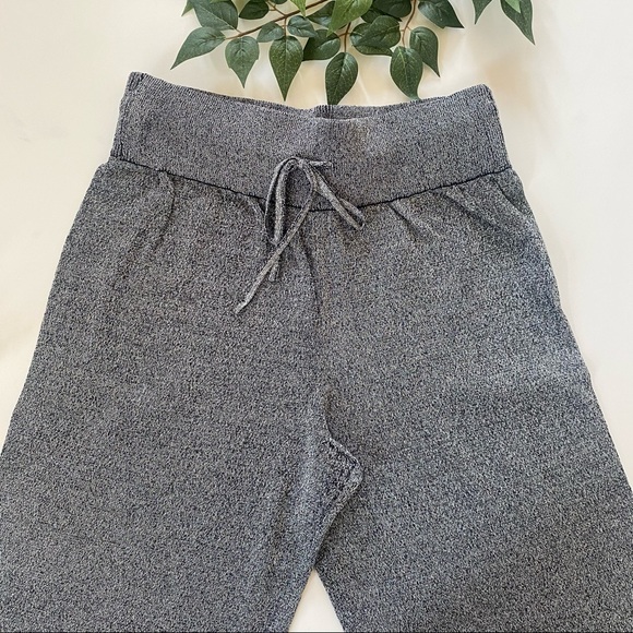 Shimmer Grey Wide Leg Lounge Pants - Picture 2 of 6